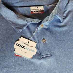 NEW Grand Slam Polo Shirt Blue XXL